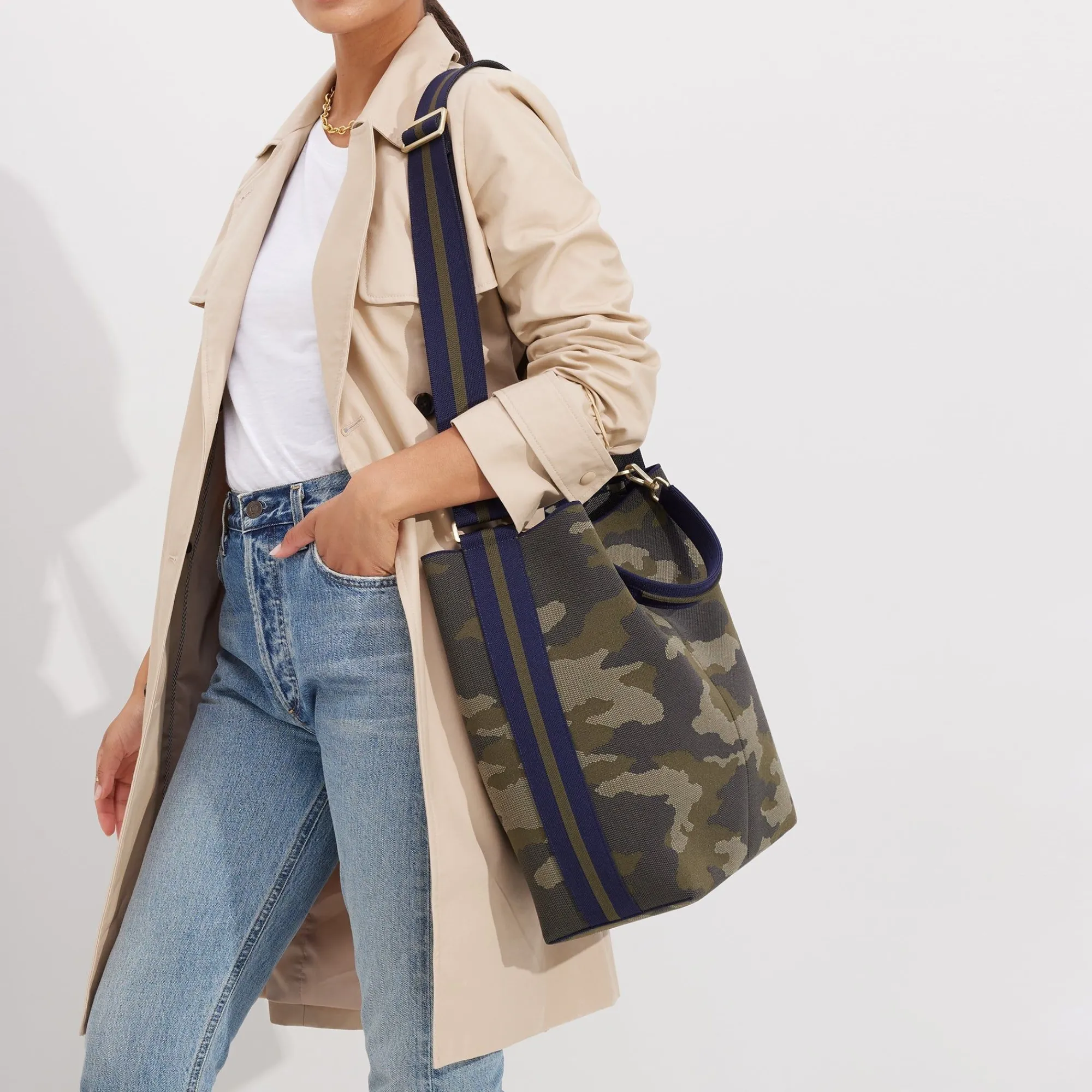 Rothy's Handbags^The Bucket Bag Spruce Camo