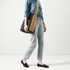 Rothy's Handbags^The Bucket Bag Ink And Ivory
