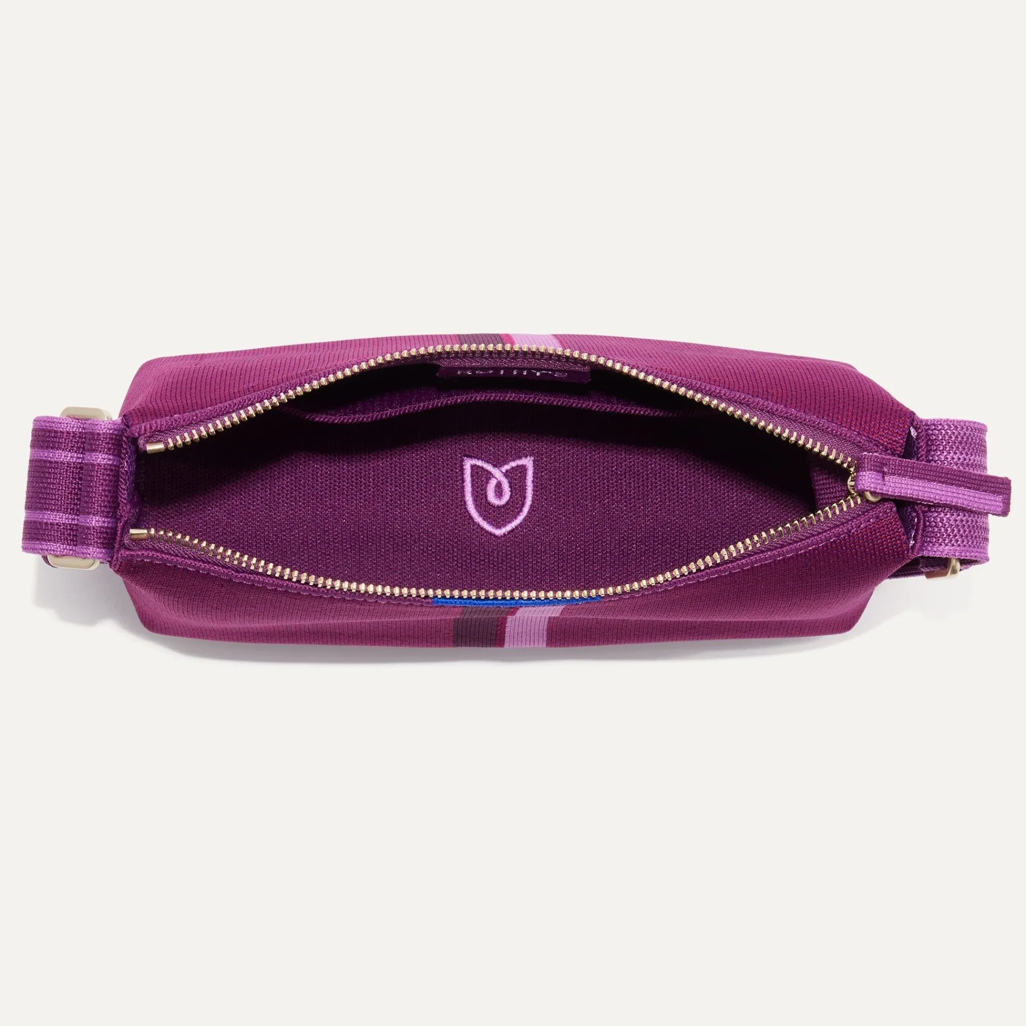 Rothy's Crossbody & Belt Bags^The Casual Crossbody Plum Stripe