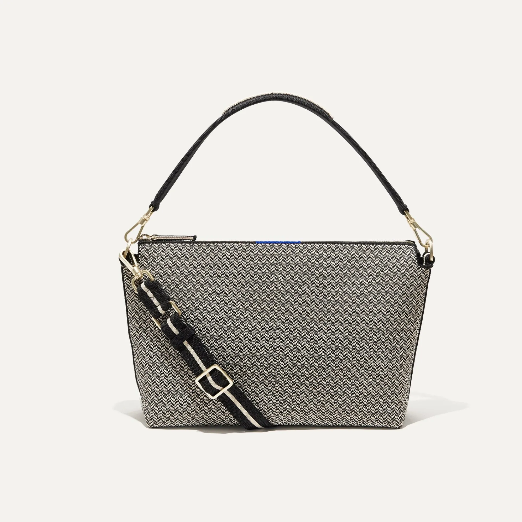 Rothy's Crossbody & Belt Bags^The Daily Crossbody Black Mist Herringbone