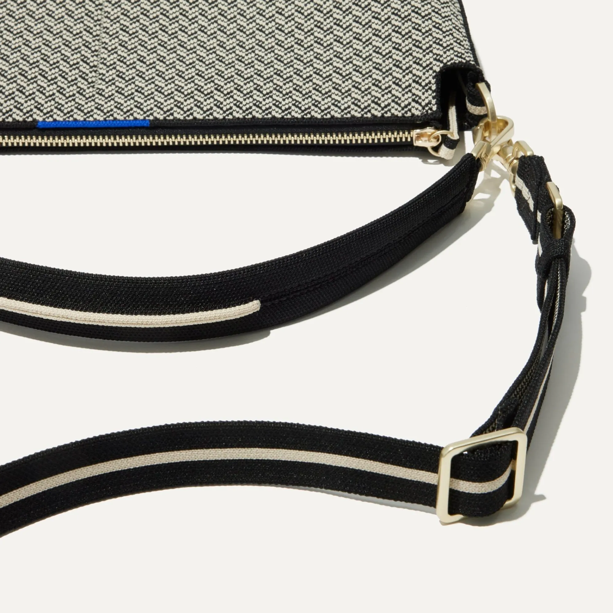 Rothy's Crossbody & Belt Bags^The Daily Crossbody Black Mist Herringbone