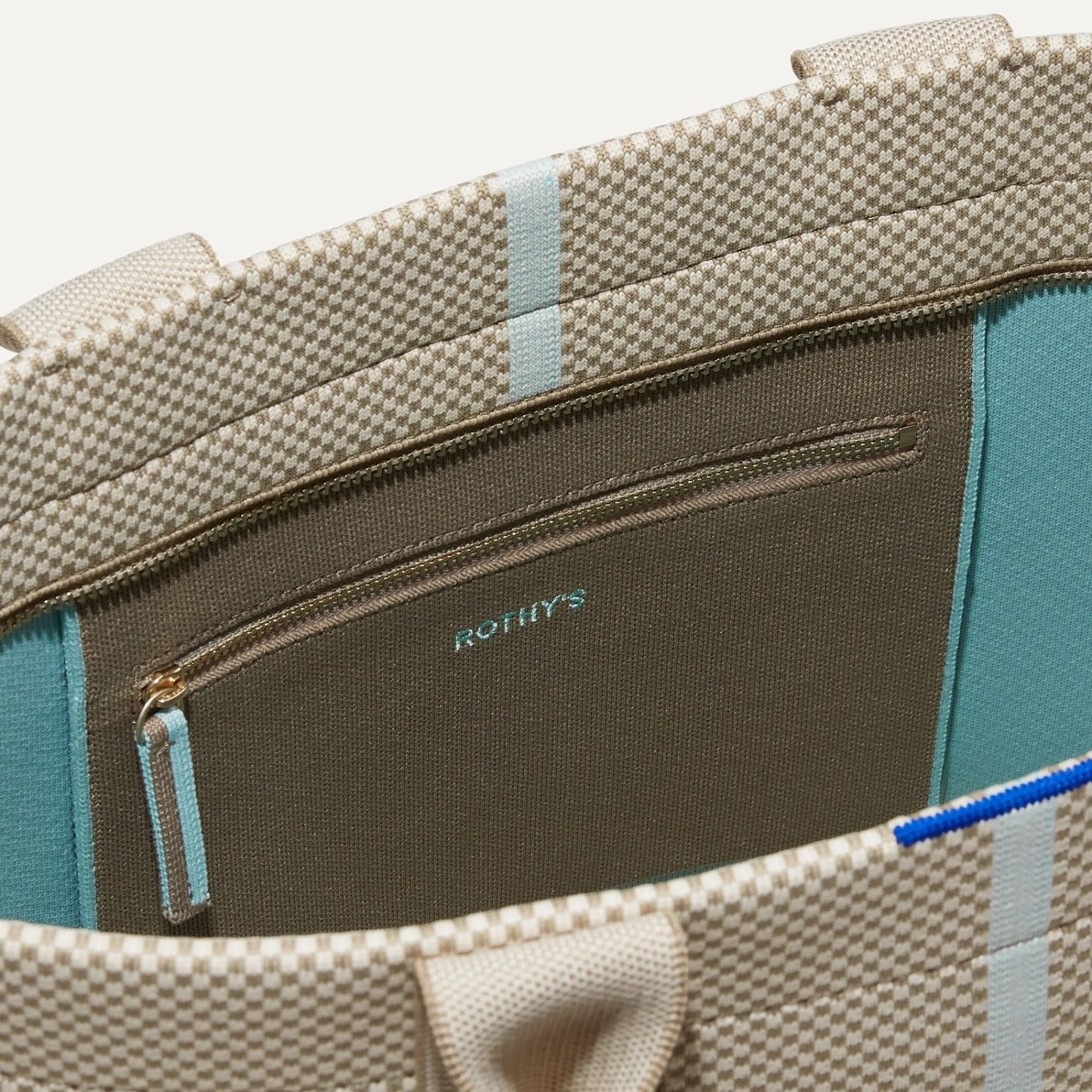 Rothy's Totes^The Essential Tote Coastal Mini Check