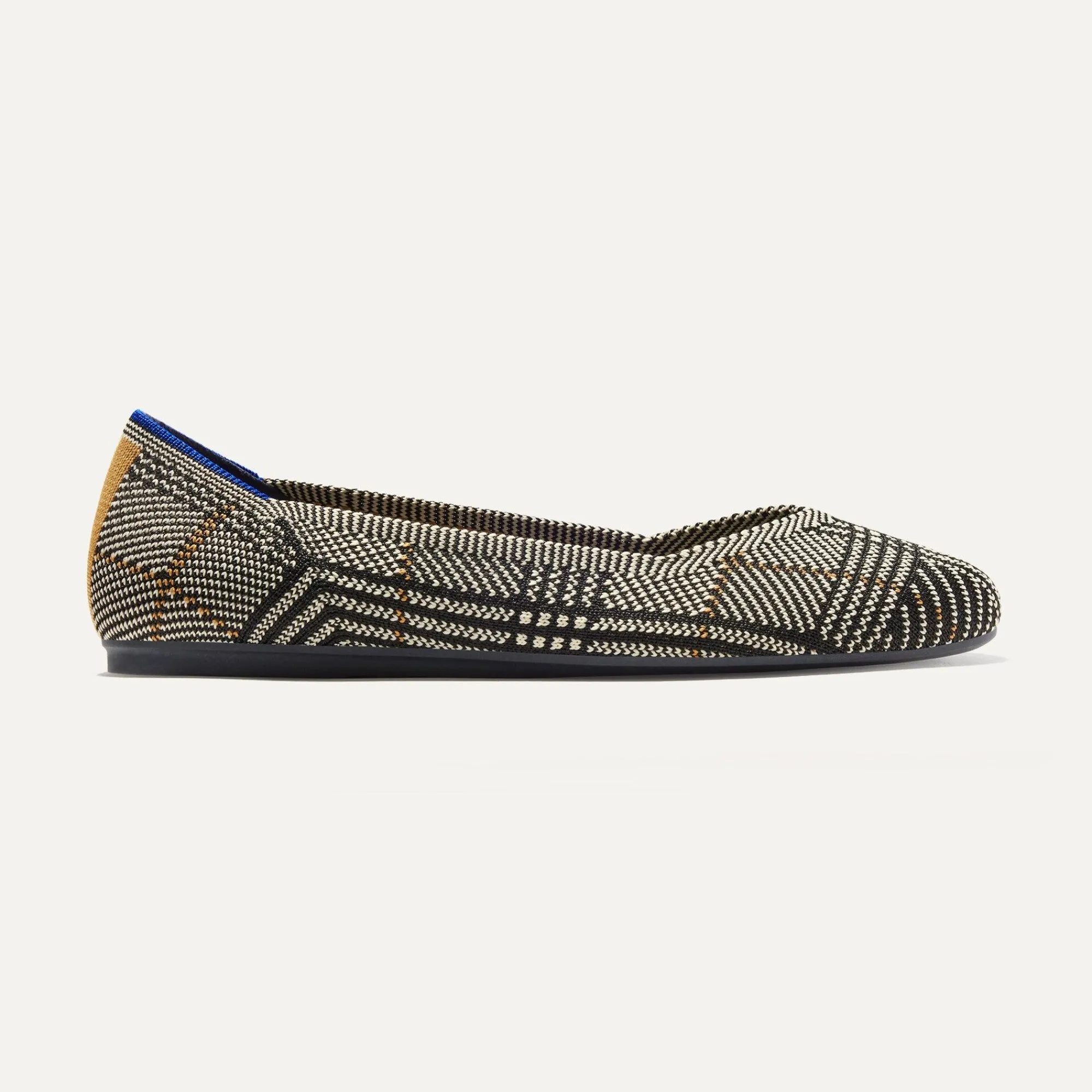Rothy's The Flat^The Flat Black Glen Plaid