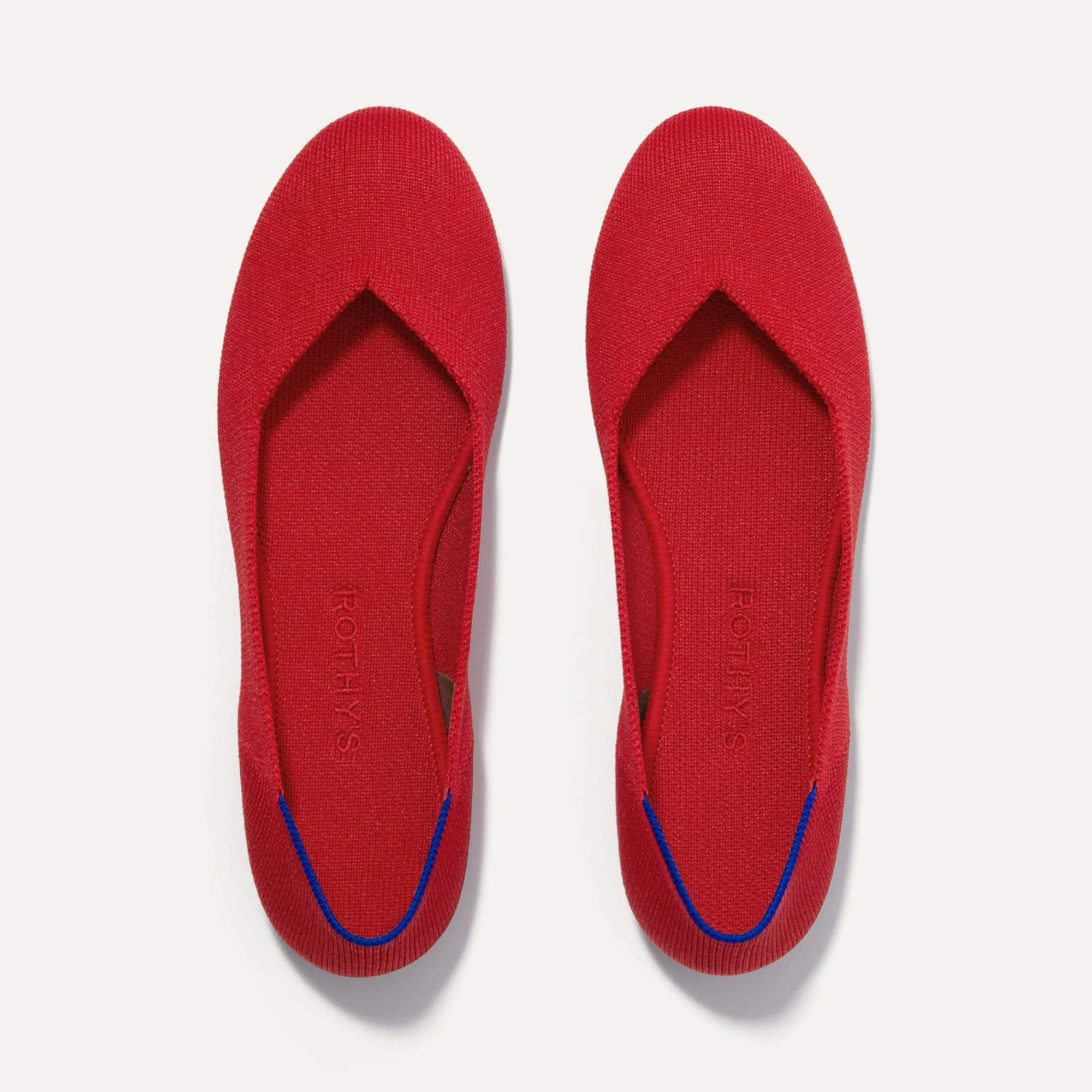 Rothy's The Flat^The Flat Bright Red