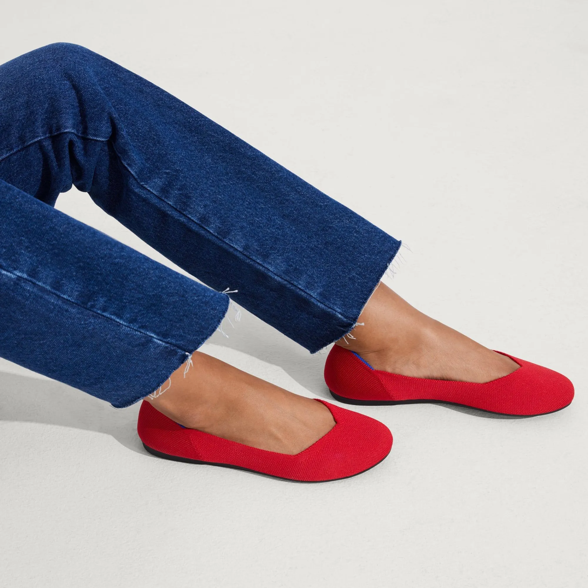 Rothy's The Flat^The Flat Bright Red