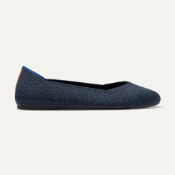 Rothy's The Flat^The Flat Navy Herringbone