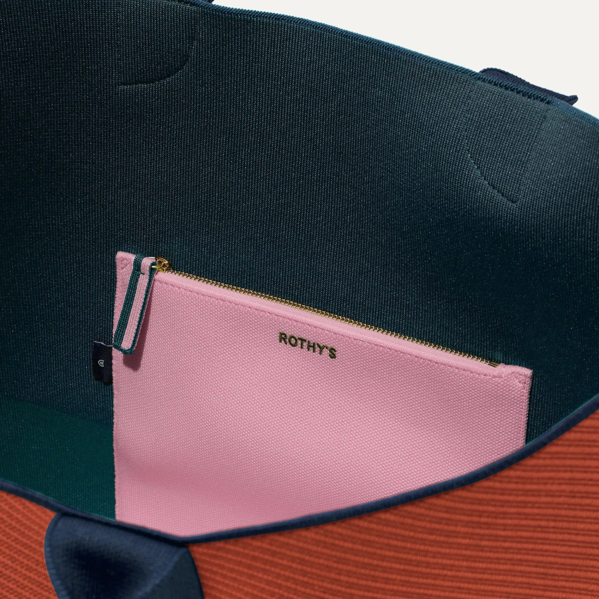 Rothy's Totes^The Lightweight Mega Tote Indigo Spice Twill