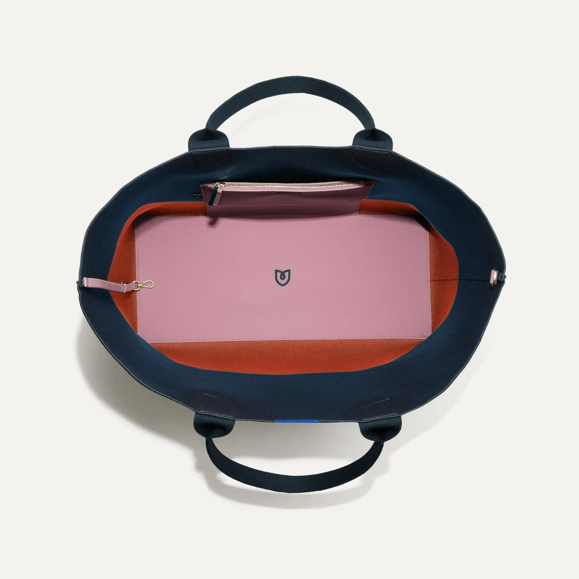 Rothy's Totes^The Lightweight Mega Tote Indigo Spice Twill