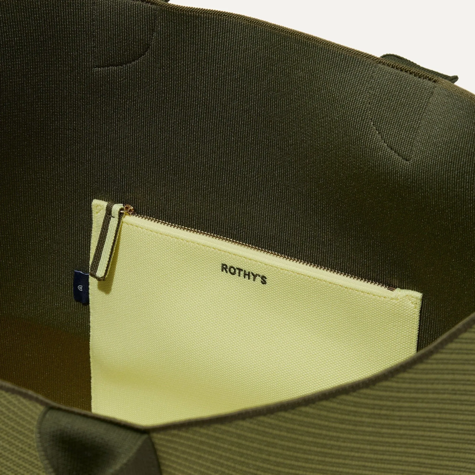 Rothy's Totes^The Lightweight Mega Tote Olive Twill