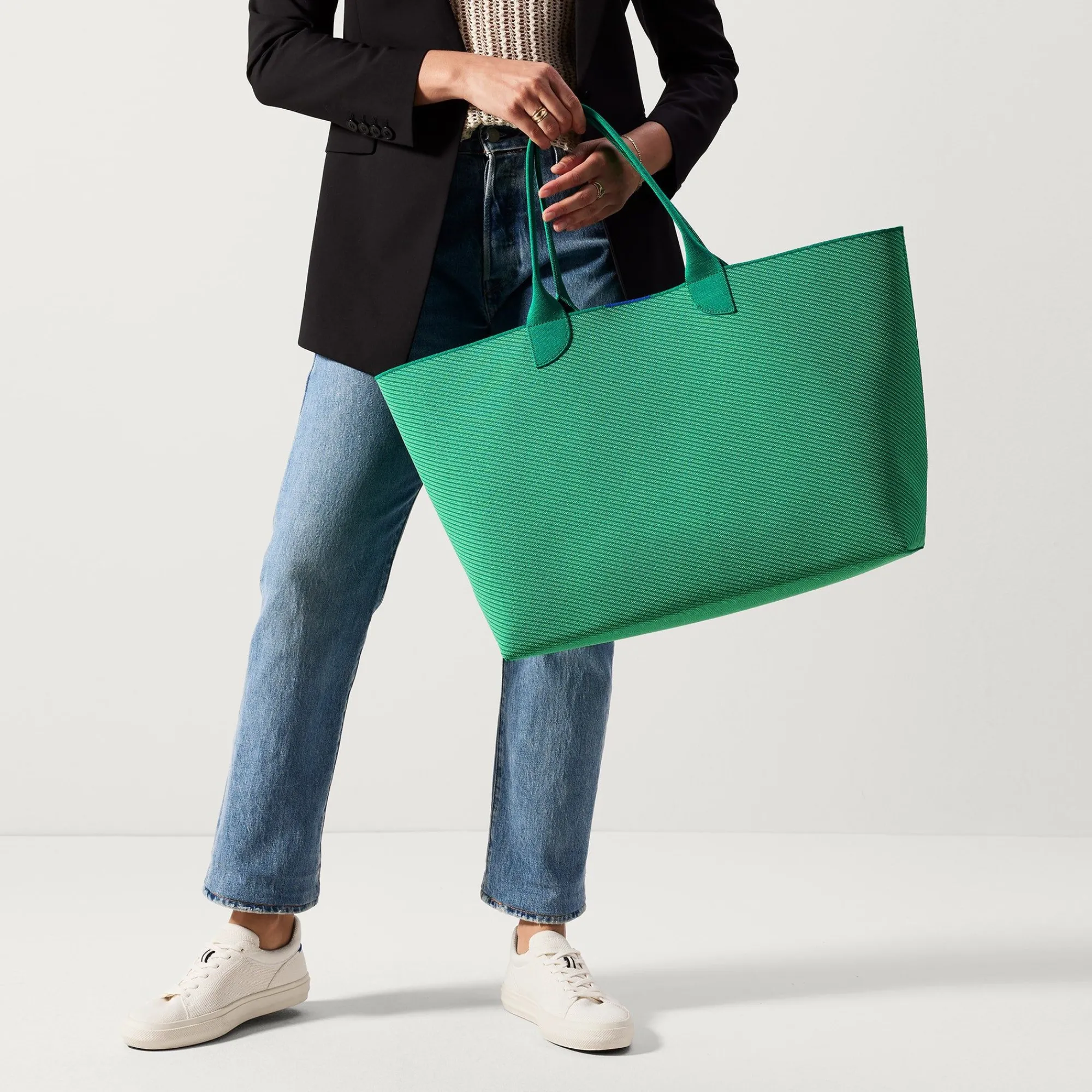 Rothy's Totes^The Lightweight Mega Tote Sea Green Twill