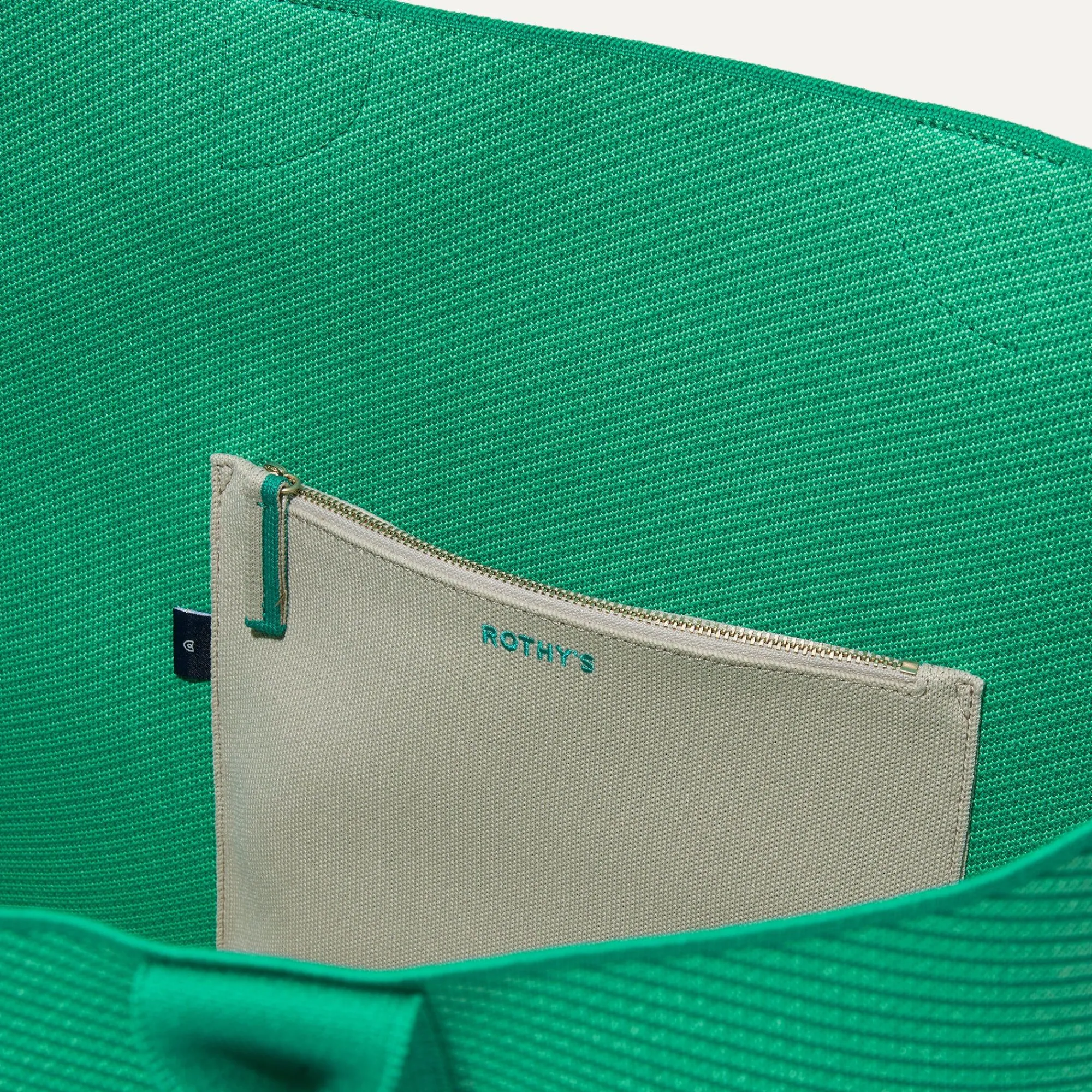 Rothy's Totes^The Lightweight Mega Tote Sea Green Twill