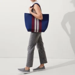 Rothy's Totes^The Lightweight Tote Oxford Heel Stripe