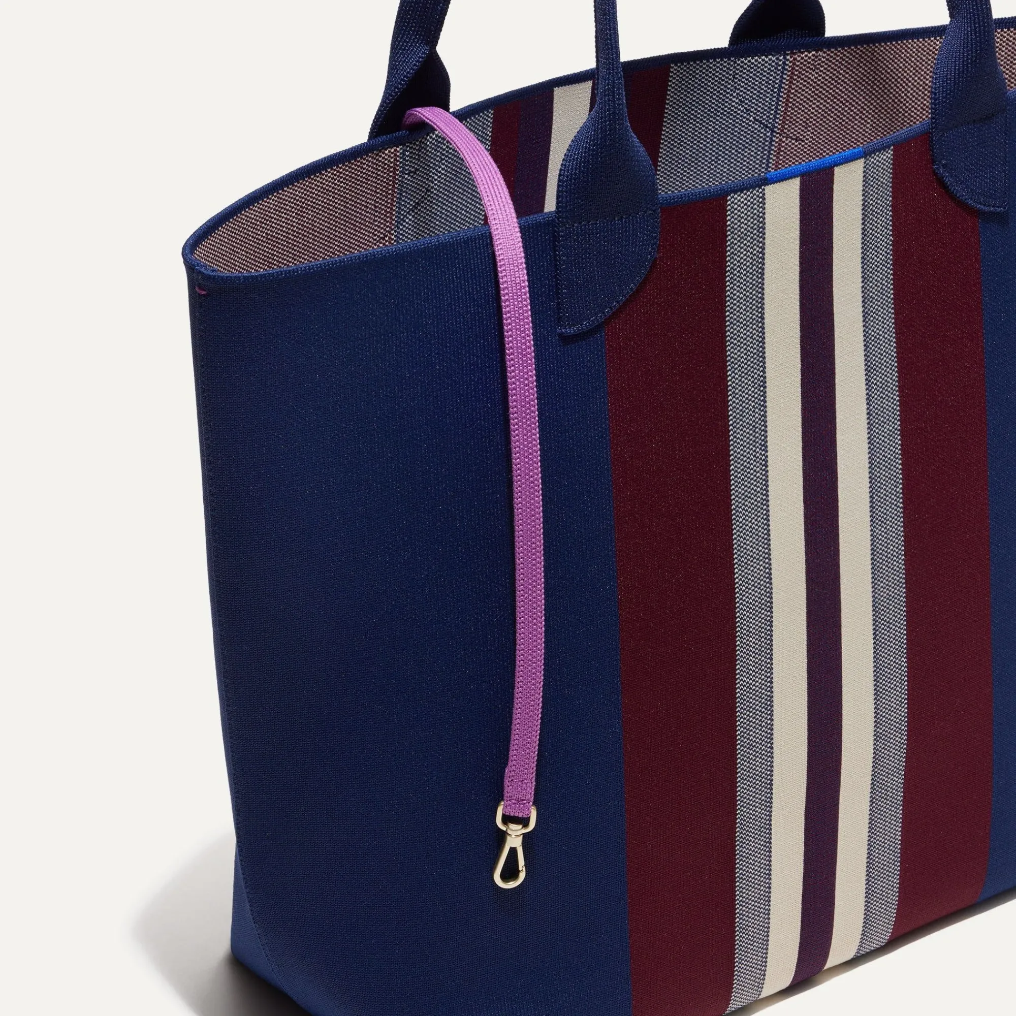 Rothy's Totes^The Lightweight Tote Oxford Heel Stripe