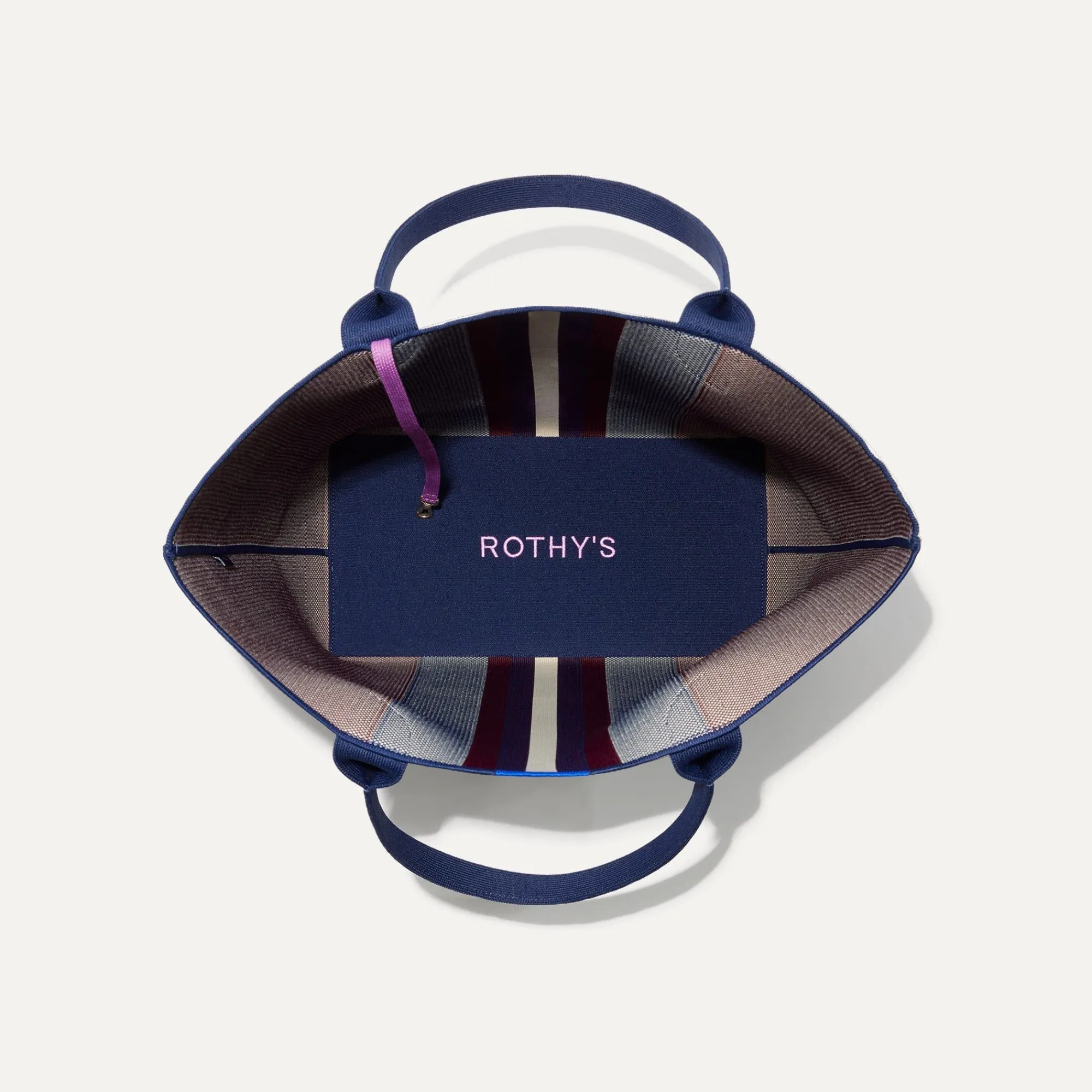Rothy's Totes^The Lightweight Tote Oxford Heel Stripe