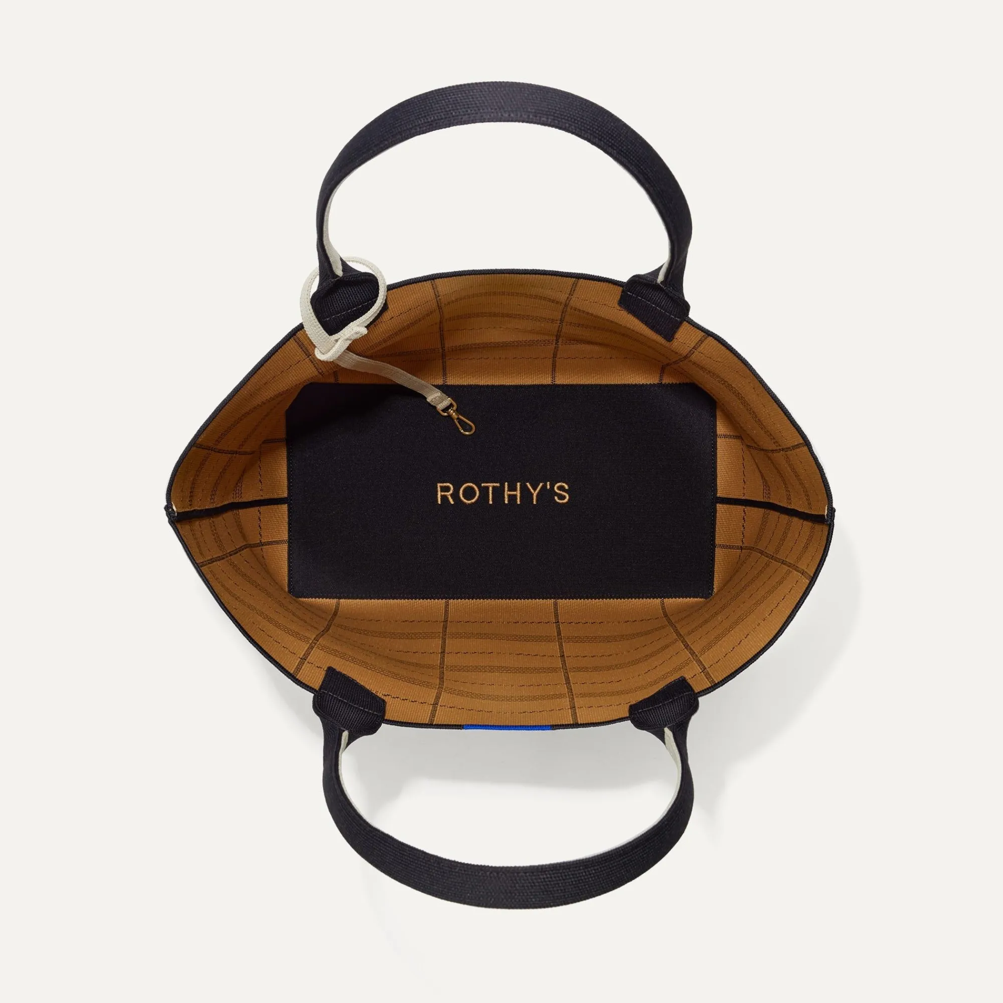 Rothy's Totes^The Lightweight Tote Black Glen Plaid