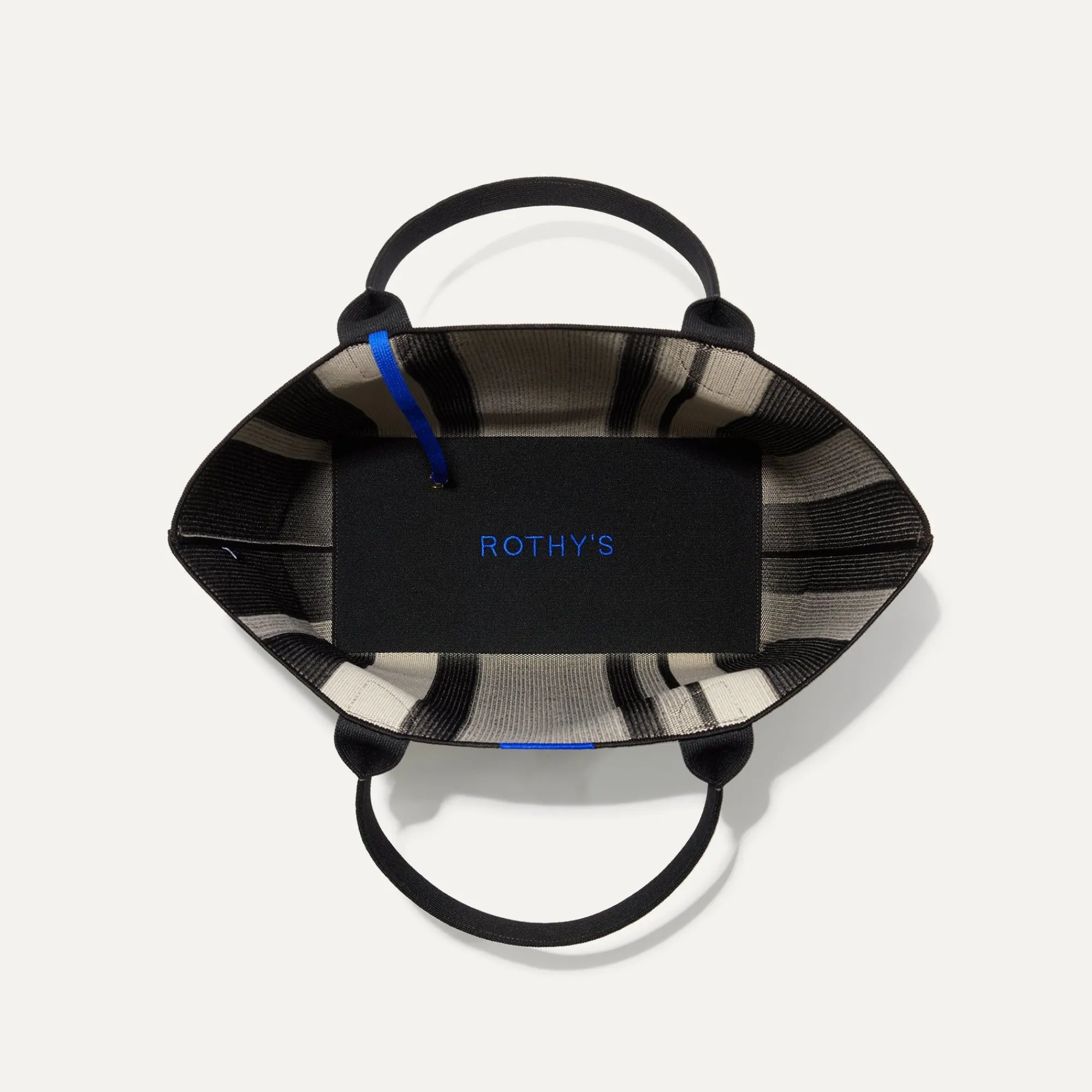 Rothy's Totes^The Lightweight Tote Ivory Rugby Stripe