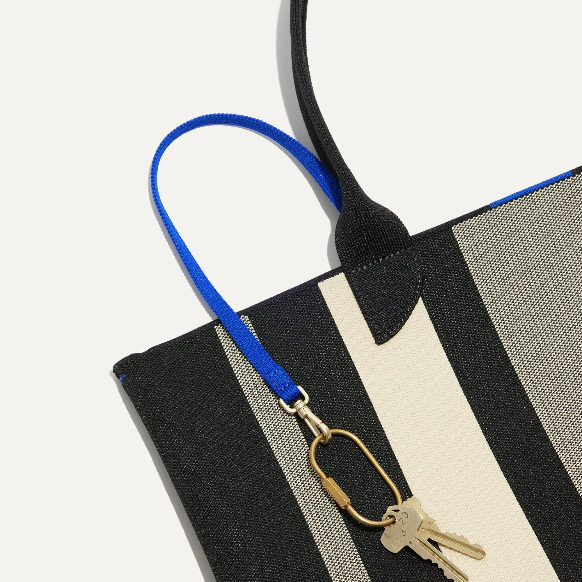 Rothy's Totes^The Lightweight Tote Ivory Rugby Stripe