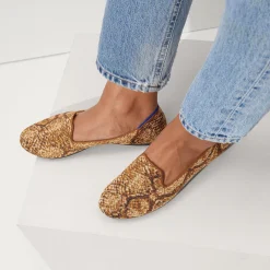 Rothy's The Loafer^The Loafer Bronze Metallic Python