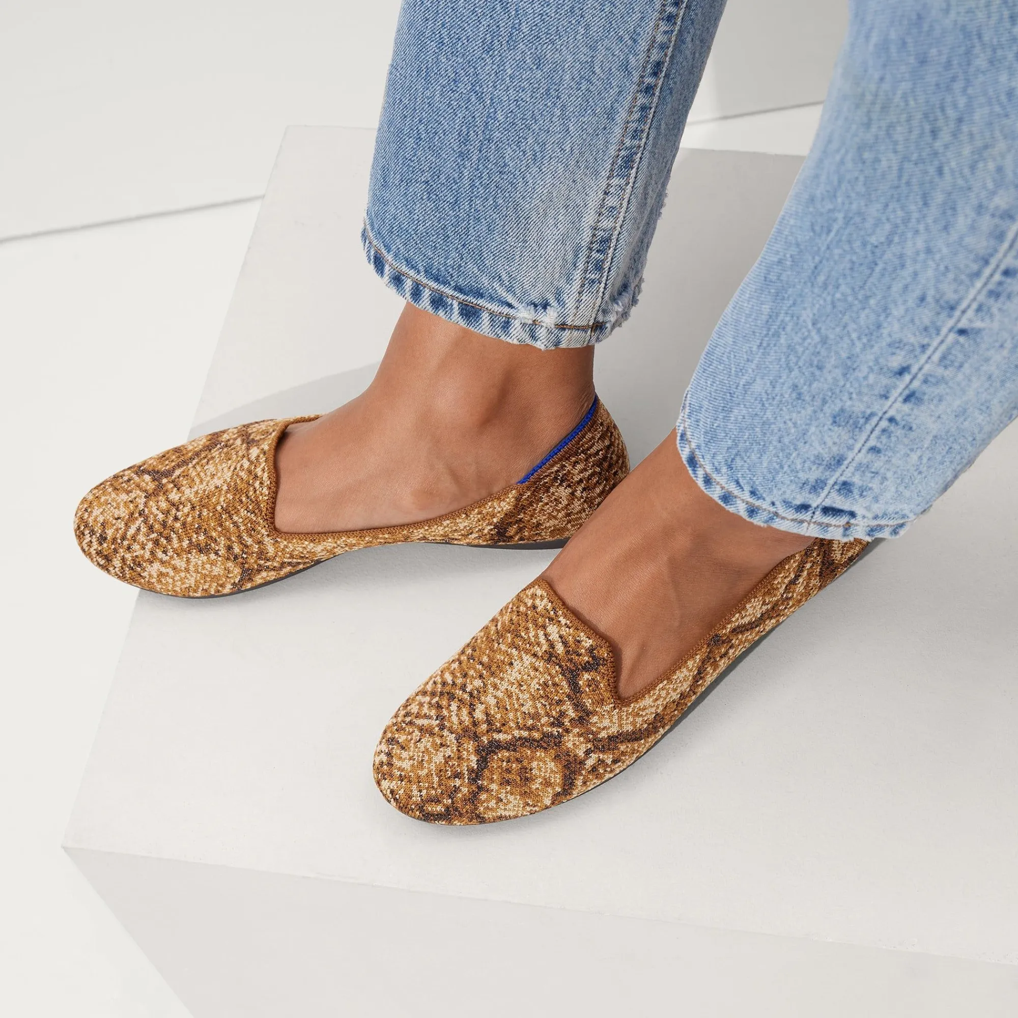 Rothy's The Loafer^The Loafer Bronze Metallic Python