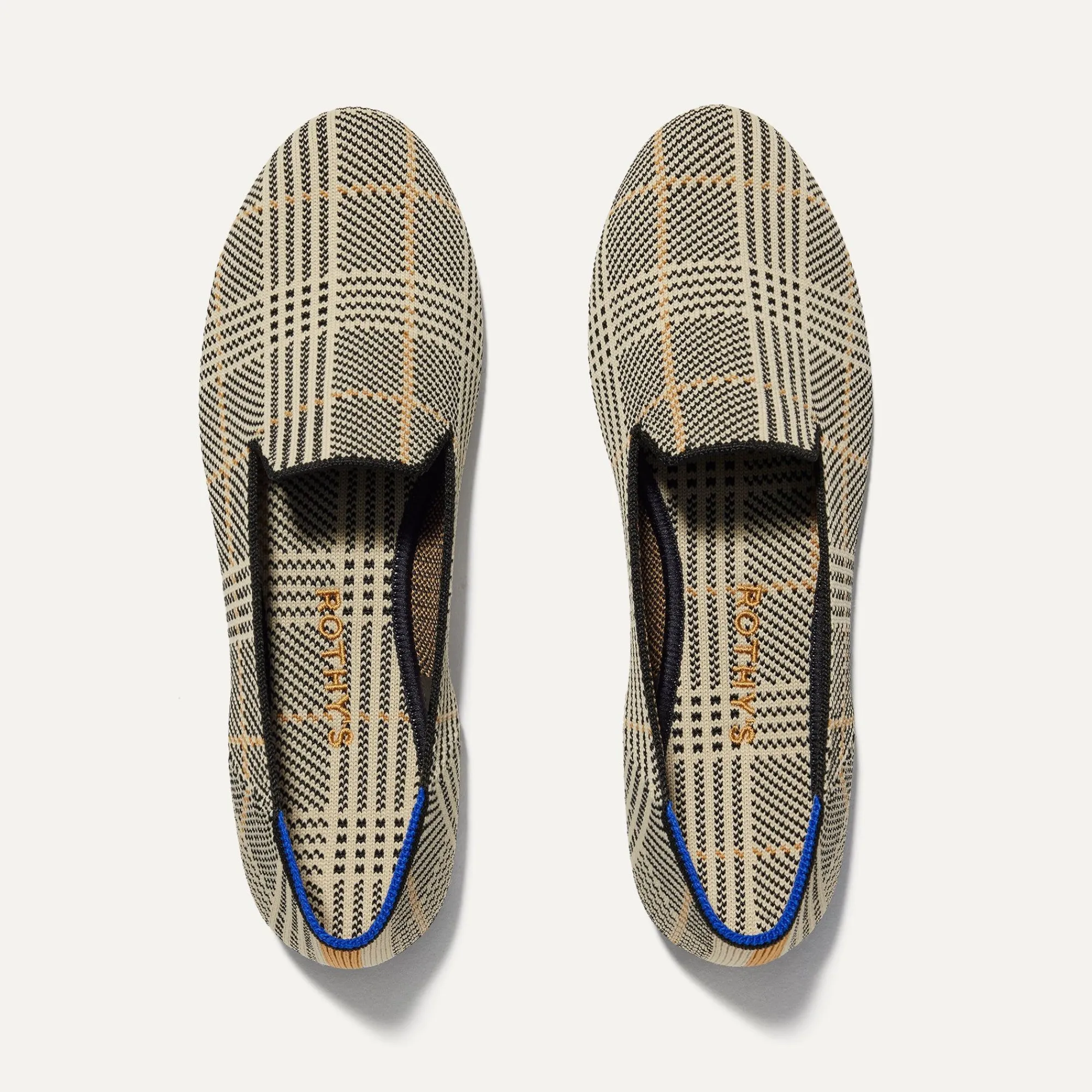 Rothy's The Loafer^The Loafer Ivory Glen Plaid
