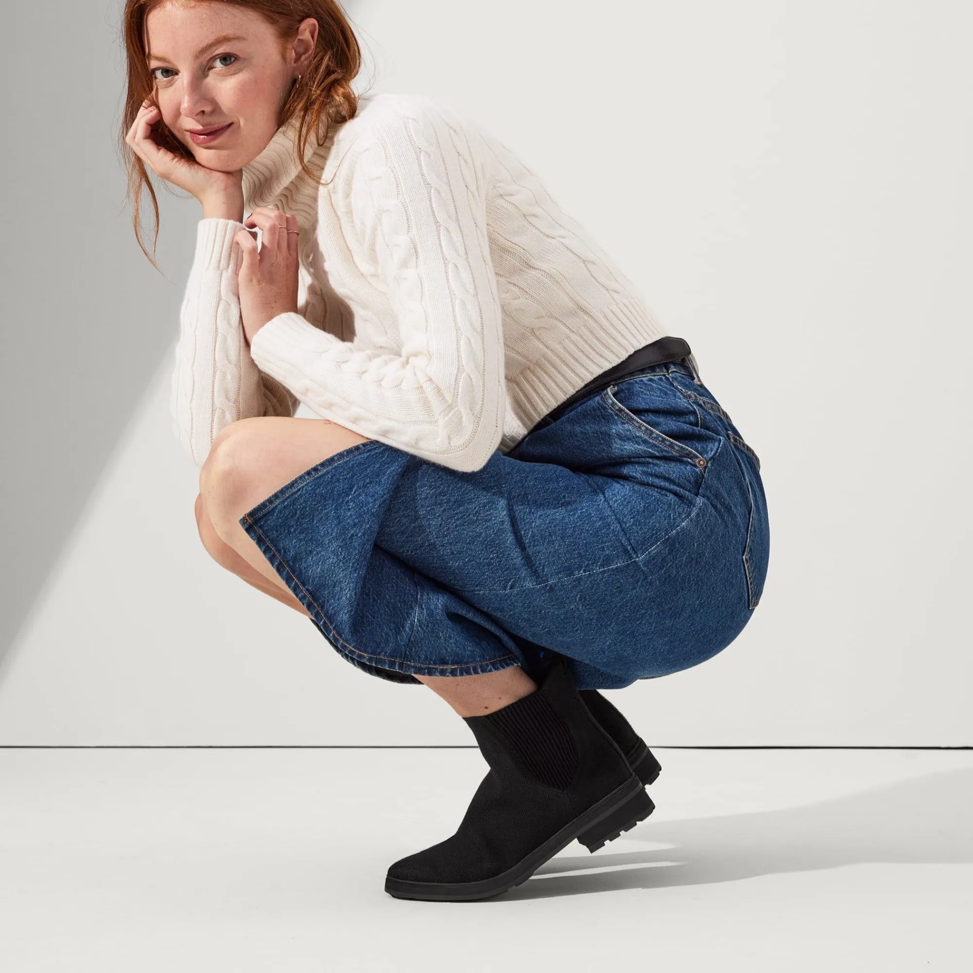 Rothy's The Lug Boot^The Lug Boot Onyx Black
