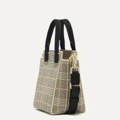 Rothy's Crossbody & Belt Bags^The Mini Handbag Ivory Glen Plaid