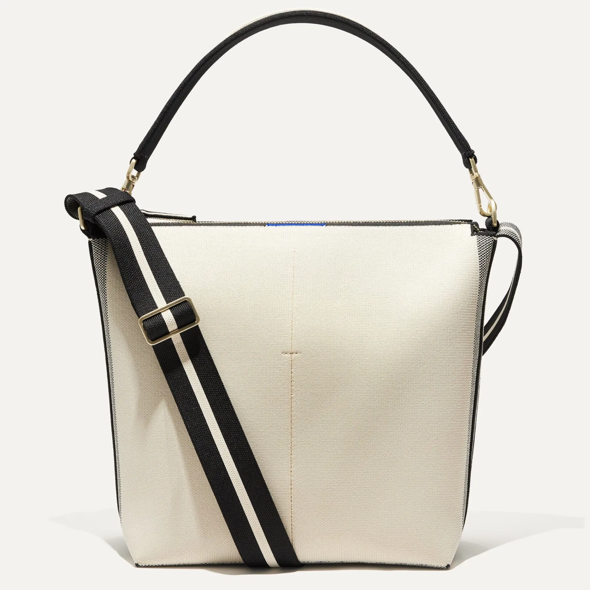 Rothy's Handbags^The Mini Zip Bucket Ivory And Black