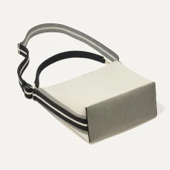 Rothy's Handbags^The Mini Zip Bucket Ivory And Black