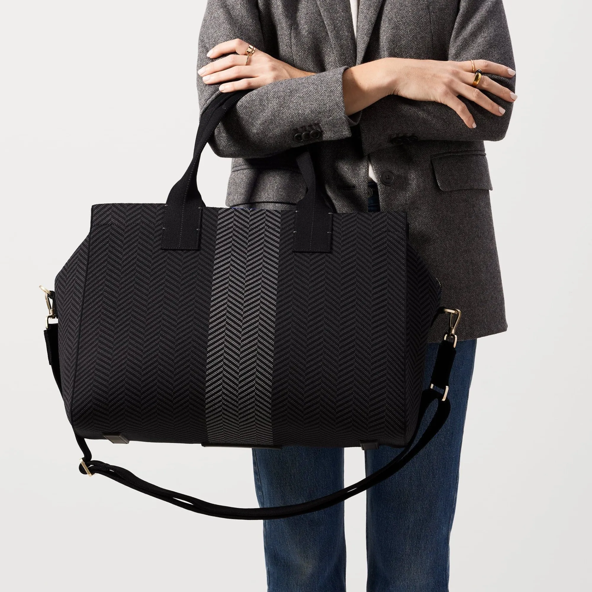Rothy's Travel^The Overnighter Shadow Black
