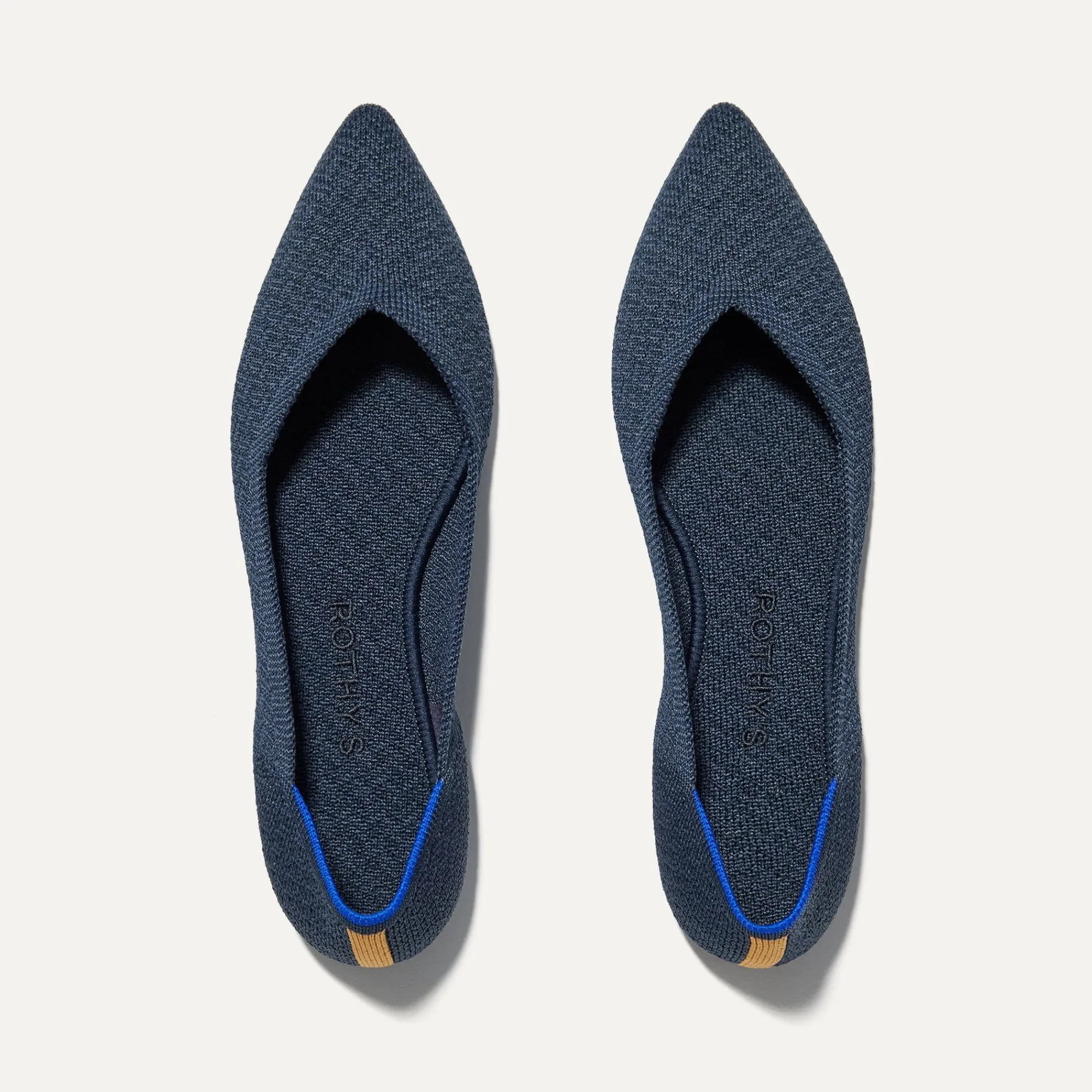 Rothy's The Point^The Point Navy Herringbone