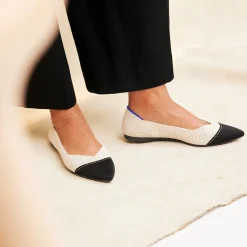 Rothy's The Point^The Point Ii Cream Herringbone