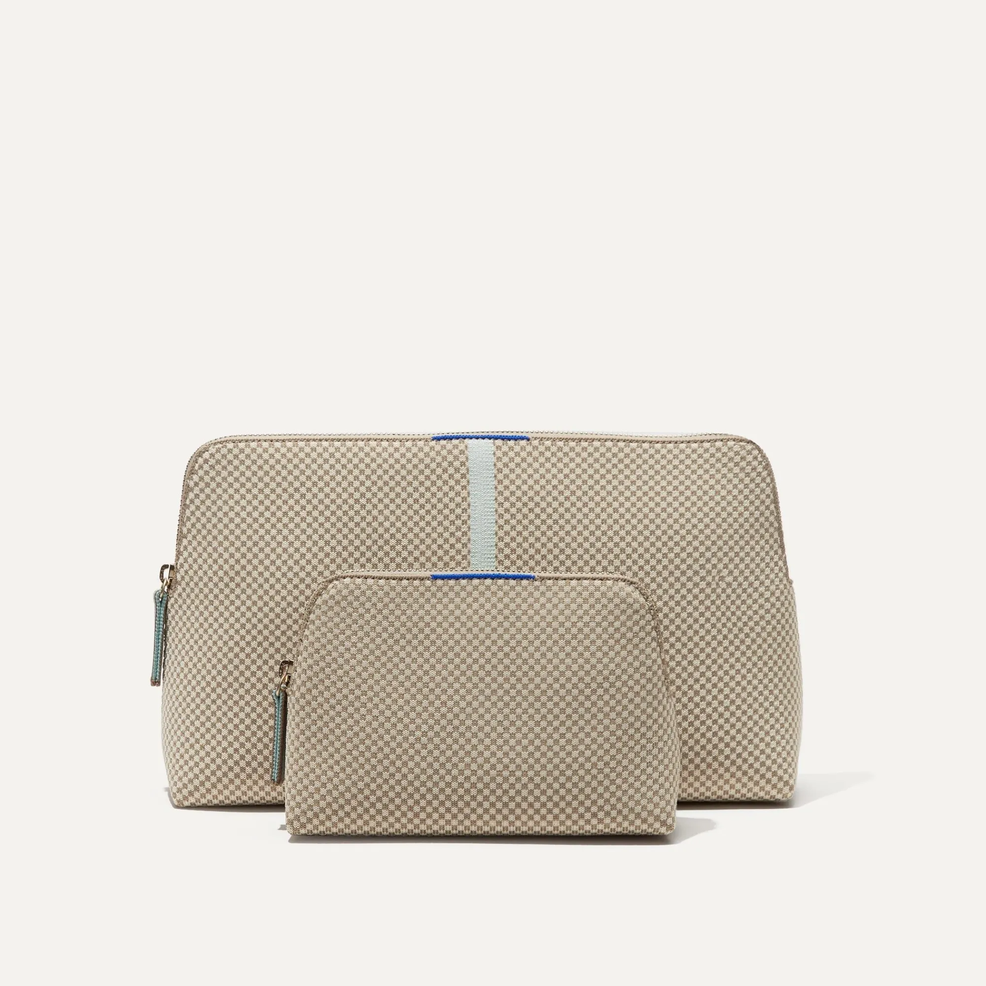 Rothy's Clutches & Pouches^The Vanity Set Coastal Mini Check