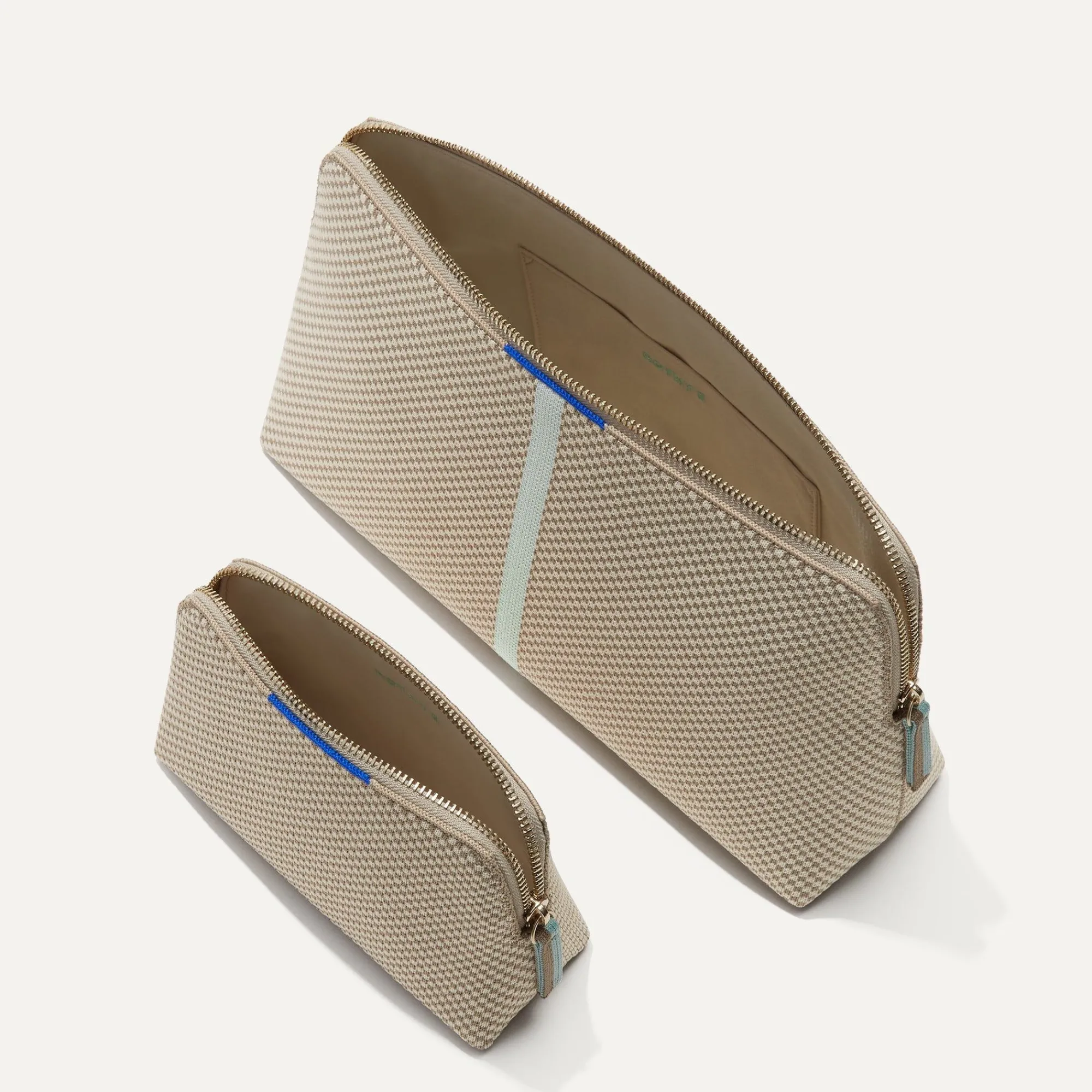 Rothy's Clutches & Pouches^The Vanity Set Coastal Mini Check