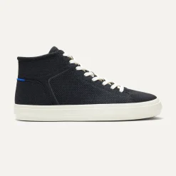 Rothy's The Lace Up^The Women's High Top Sneaker Black