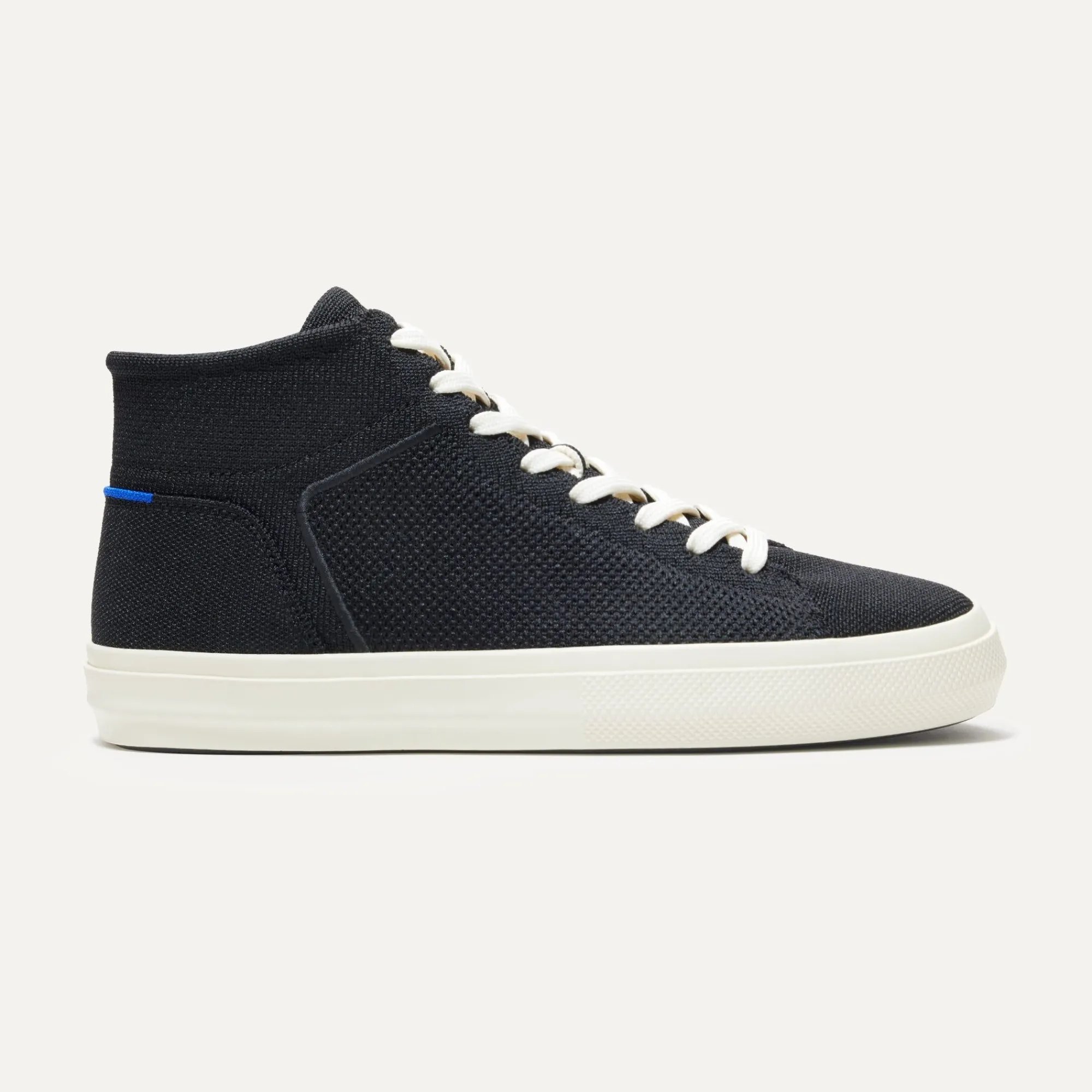 Rothy's The Lace Up^The Women's High Top Sneaker Black