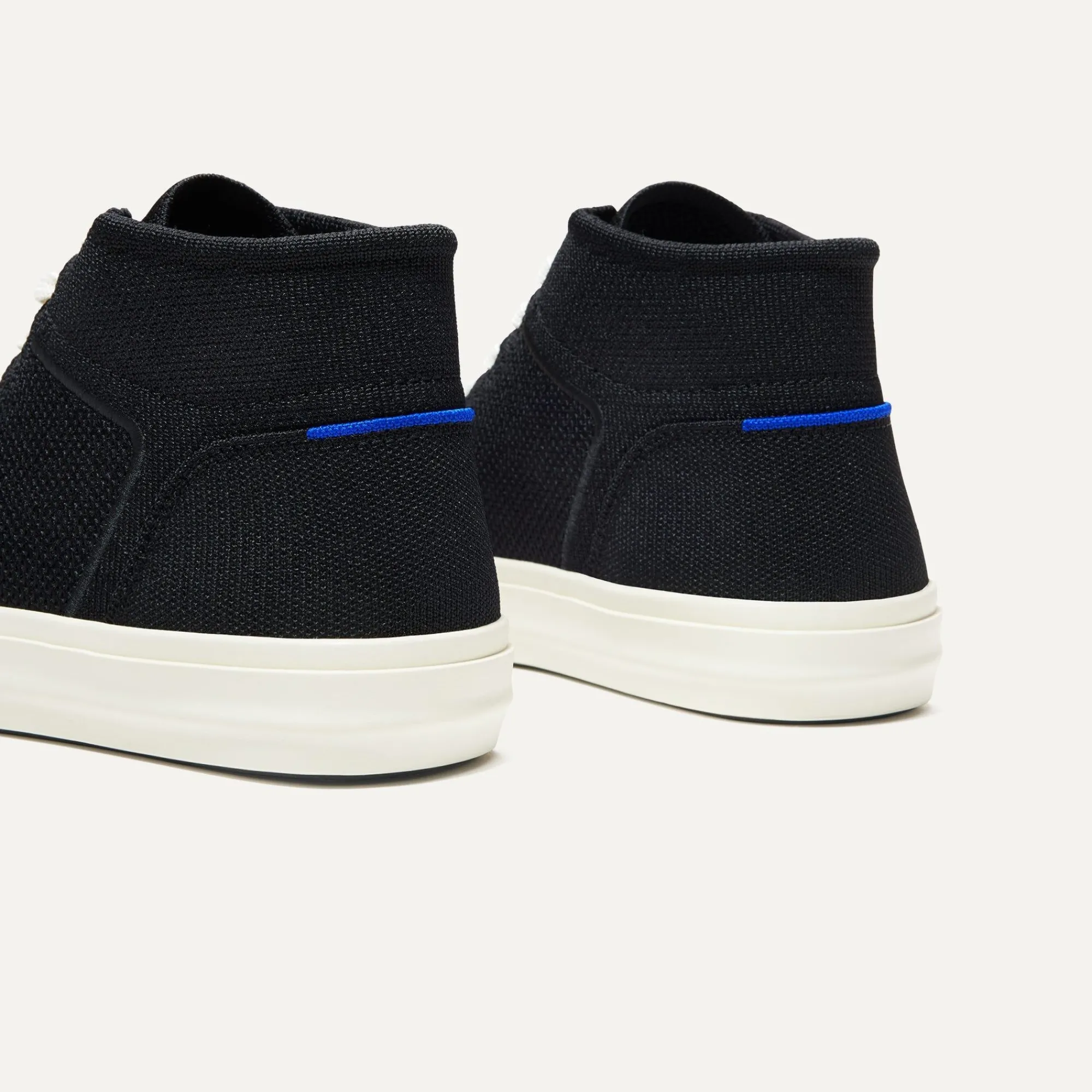 Rothy's The Lace Up^The Women's High Top Sneaker Black
