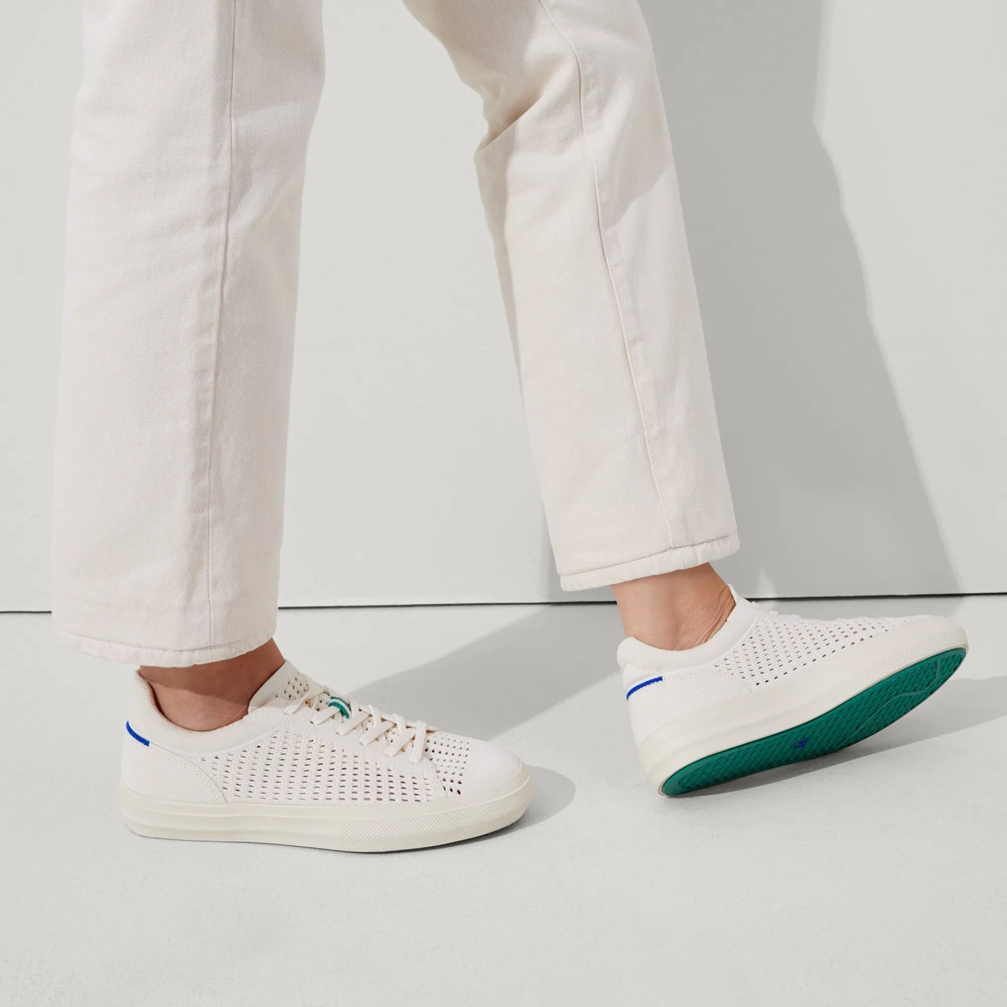 Rothy's The Lace Up^The Women's Rs02 Sneaker Courtside White