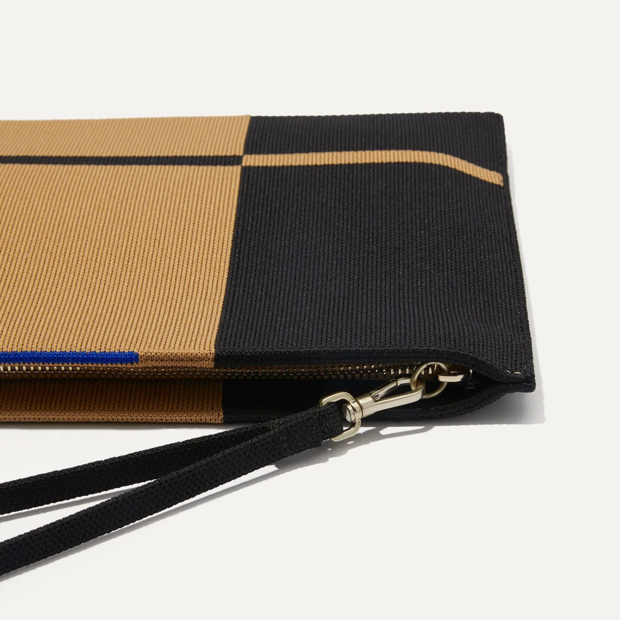 Rothy's Clutches & Pouches^The Wristlet Camel And Black