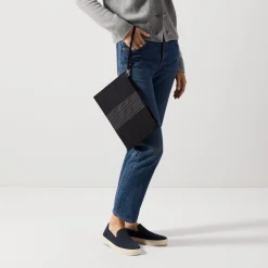 Rothy's Clutches & Pouches^The Wristlet Shadow Black