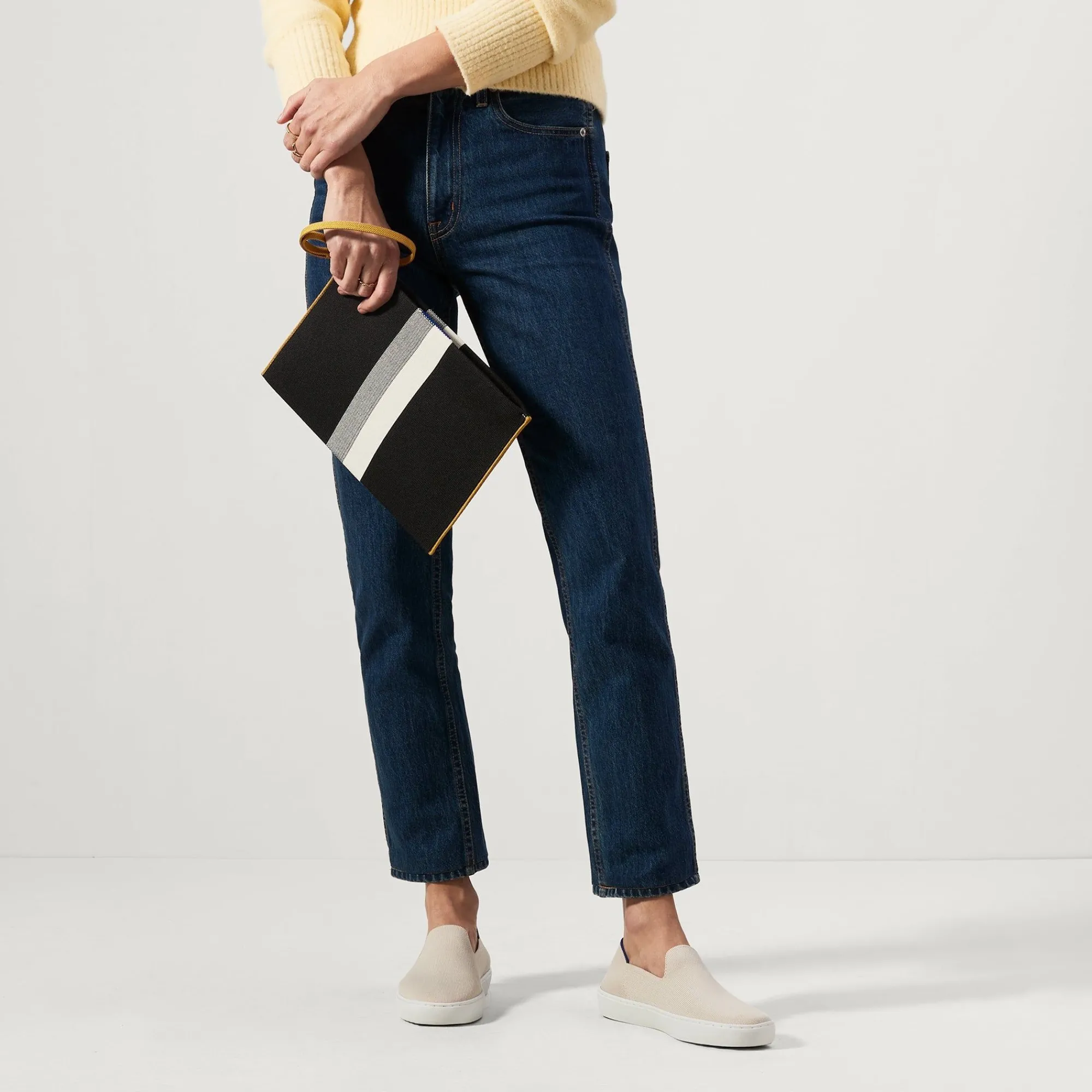 Rothy's Clutches & Pouches^The Wristlet Black Mist